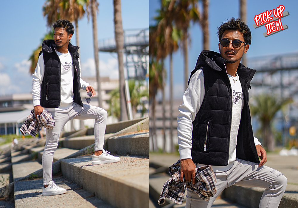 黒ベスト着回し特集｜adamsJUGGLER （アダムスジャグラー） 公式