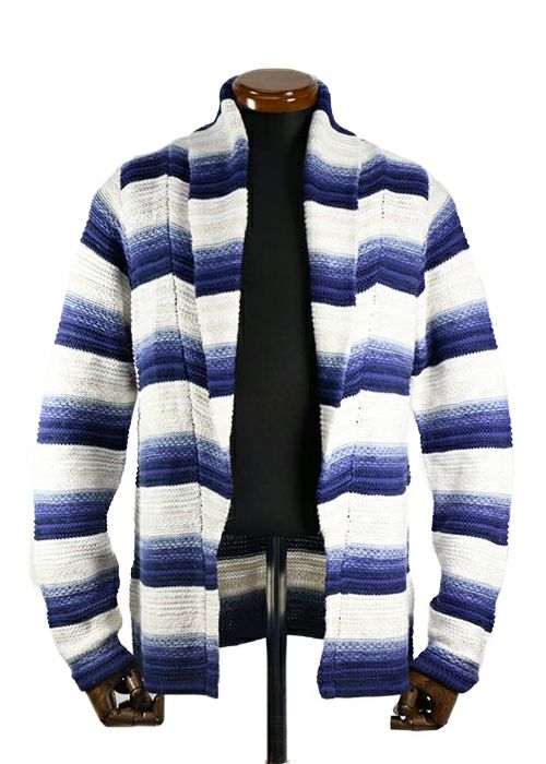 SALE】オーシャンフィールボーダーカーディガン | adamsJUGGLER