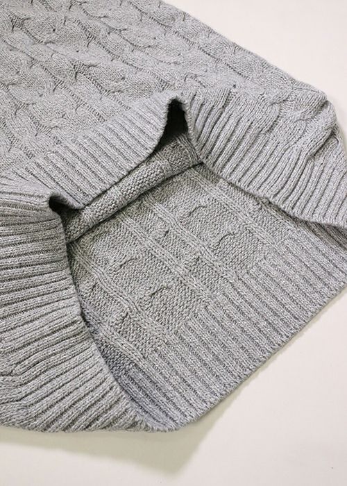 SALE】シックケーブルタートルニット | adamsJUGGLER（アダムス