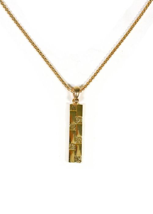ゴールドチェックネックレス | adamsJUGGLER（アダムスジャグラー