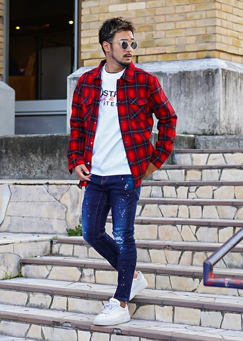 SALE】4AチェックCPOジャケット | adamsJUGGLER（アダムスジャグラー