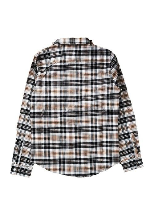 バリオスチェックロングシャツ | adamsJUGGLER（アダムスジャグラー