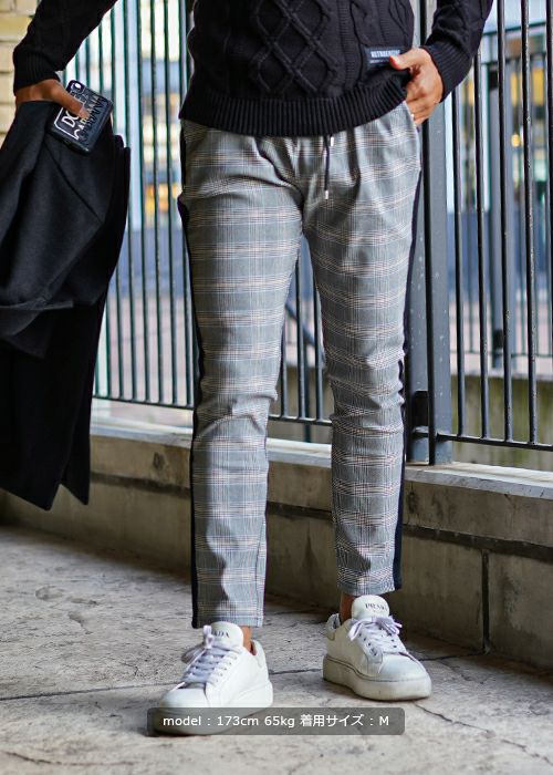 RTEGグレンチェックラインパンツ | adamsJUGGLER（アダムスジャグラー