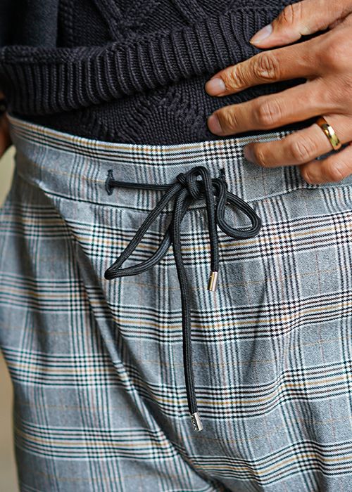 RTEGグレンチェックラインパンツ | adamsJUGGLER（アダムスジャグラー