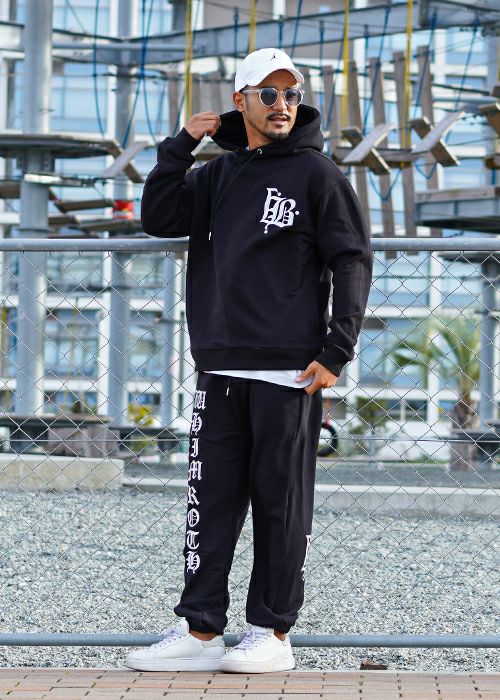 W/Rオールドアルファベットスウェットパンツ | adamsJUGGLER（アダムス