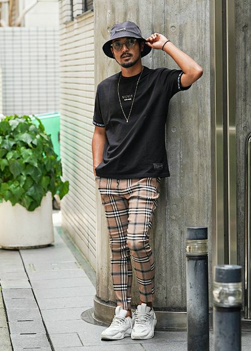 RTEGO.Bチェックパンツ | adamsJUGGLER（アダムスジャグラー）公式