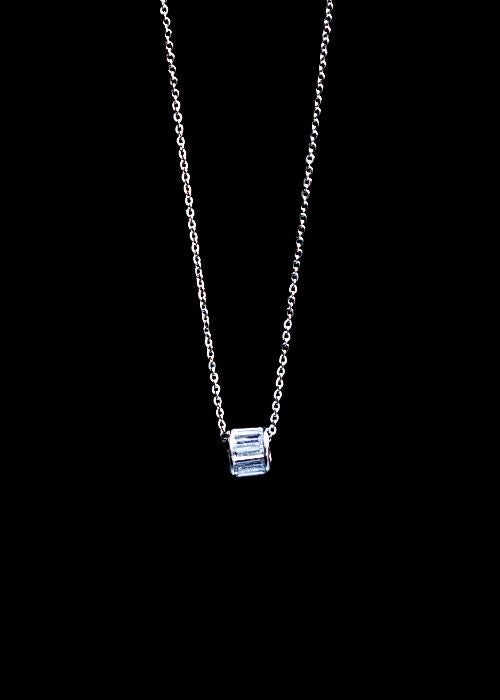 グラスリングネックレス スモールクロスネックレス／クロスネックレス