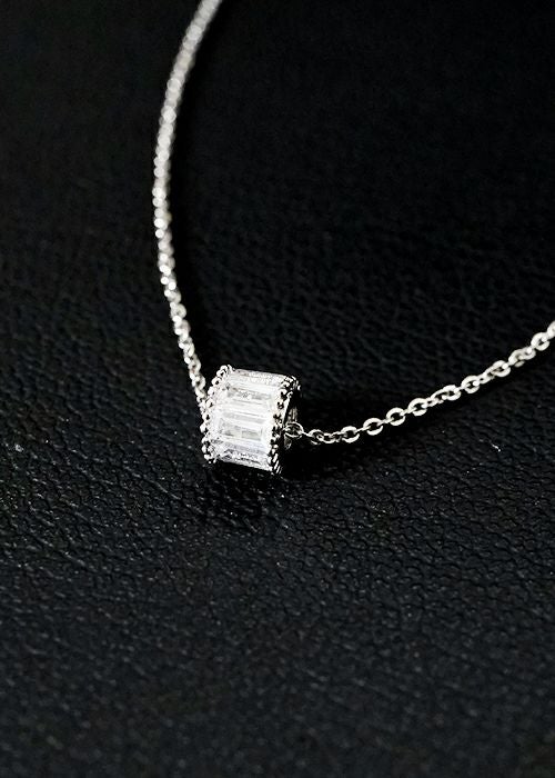 グラスリングネックレス スモールクロスネックレス／クロスネックレス