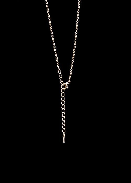 グラスリングネックレス スモールクロスネックレス／クロスネックレス
