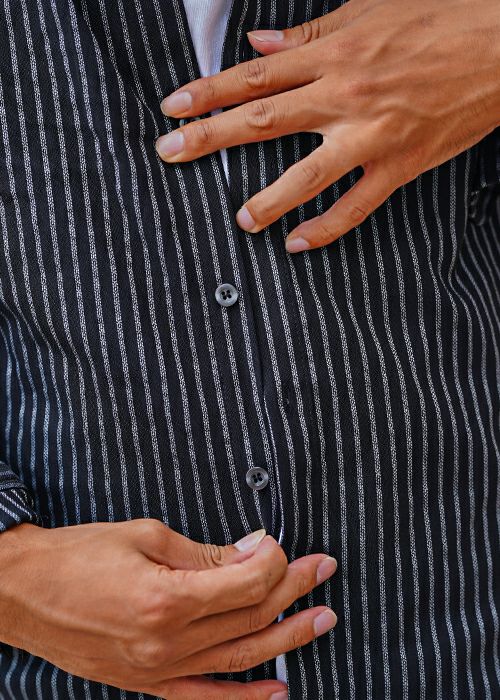 SALE】G/Bストライプロングシャツ | adamsJUGGLER（アダムスジャグラー