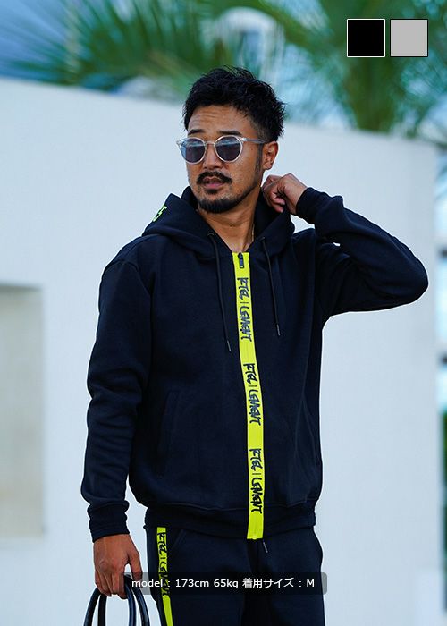 23/RTEGネオンジップフーディー | adamsJUGGLER（アダムスジャグラー