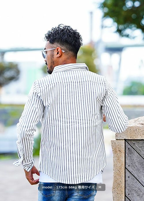 jeanasis スエードライクBIGシャツ 2019A/W Azuma - CYBORG'S OPEN COLLAR SHIRT / シャツ | HAZE
