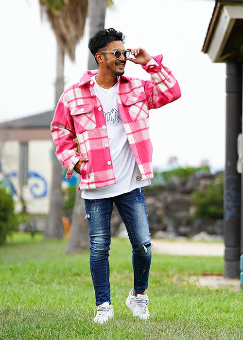 トーンオントーンチェックCPO | adamsJUGGLER（アダムスジャグラー