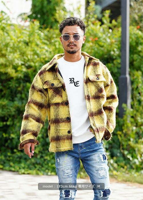 ビッグタータンチェックCPO | adamsJUGGLER（アダムスジャグラー）公式