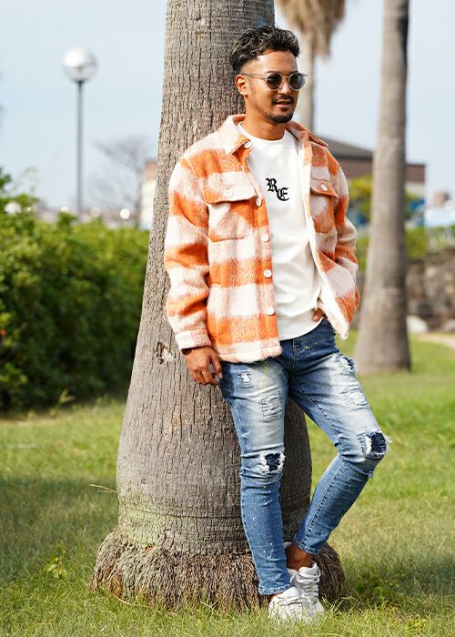 ビッグタータンチェックCPO | adamsJUGGLER（アダムスジャグラー）公式