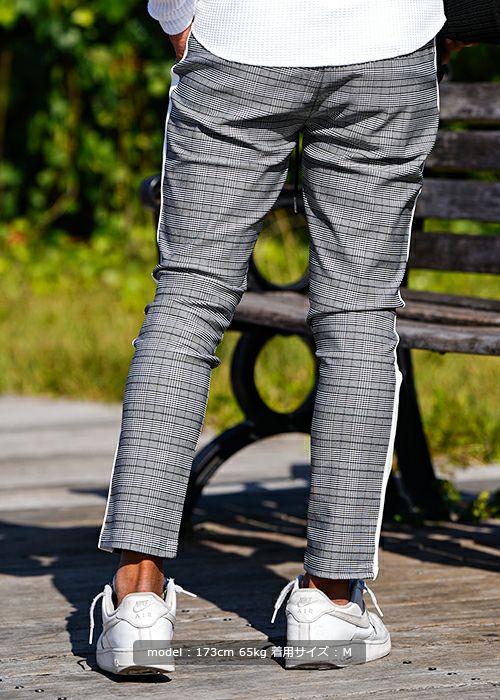 R.T.E.Gチェックラインパンツ | adamsJUGGLER（アダムスジャグラー