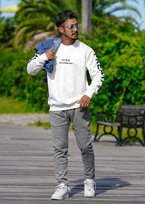 リブニットソーロングパンツ | adamsJUGGLER（アダムスジャグラー
