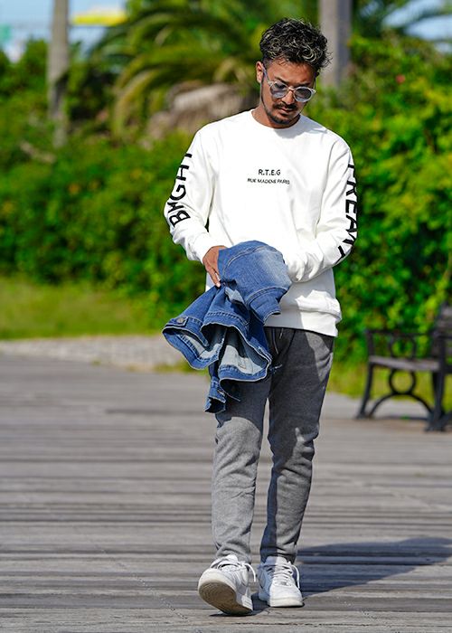 リブニットソーロングパンツ | adamsJUGGLER（アダムスジャグラー