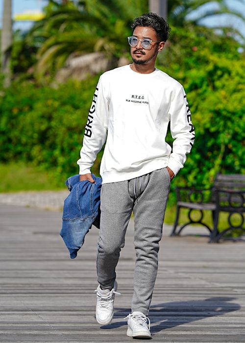 リブニットソーロングパンツ | adamsJUGGLER（アダムスジャグラー