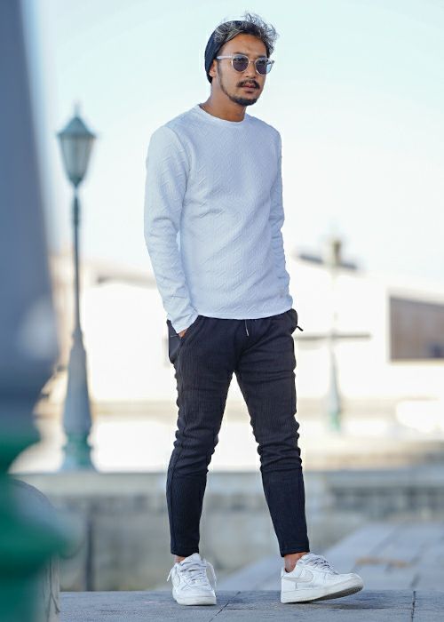 リブニットソーロングパンツ | adamsJUGGLER（アダムスジャグラー