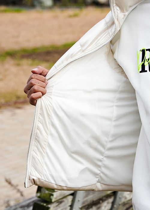 SALE】レザーパファーベスト | adamsJUGGLER（アダムスジャグラー