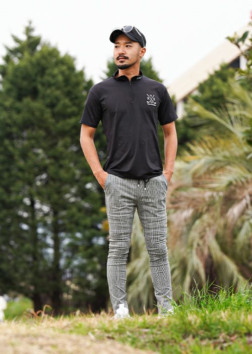 アダムスジャグラー　RTEG セットアップ Tシャツ ハーフパンツ(上M 下S) ハーフジップティー | adamsJUGGLER（アダムスジャグラー）公式