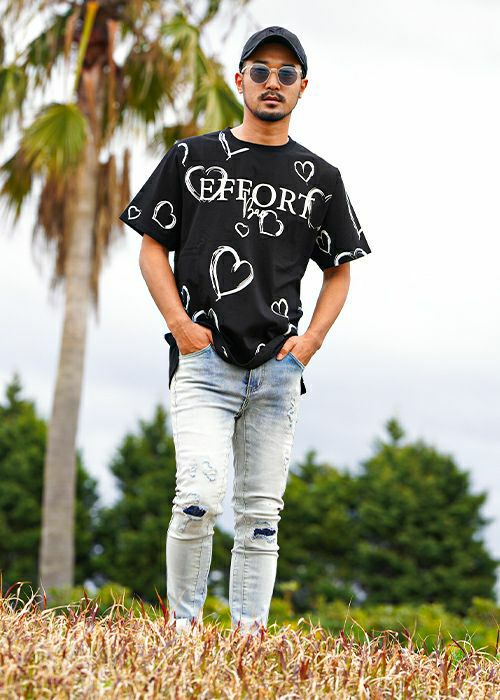 L/インディゴダメージデニムロングパンツ | adamsJUGGLER（アダムス