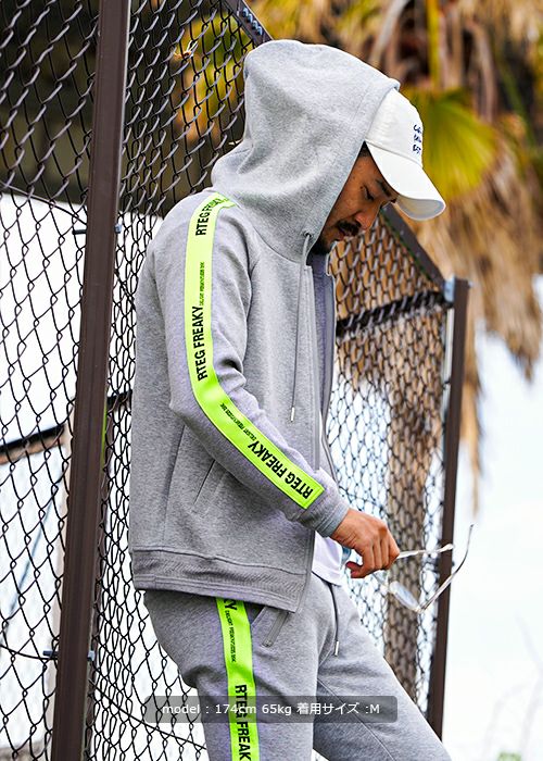 RTEG/ネオンテープジップフーディー | adamsJUGGLER（アダムス