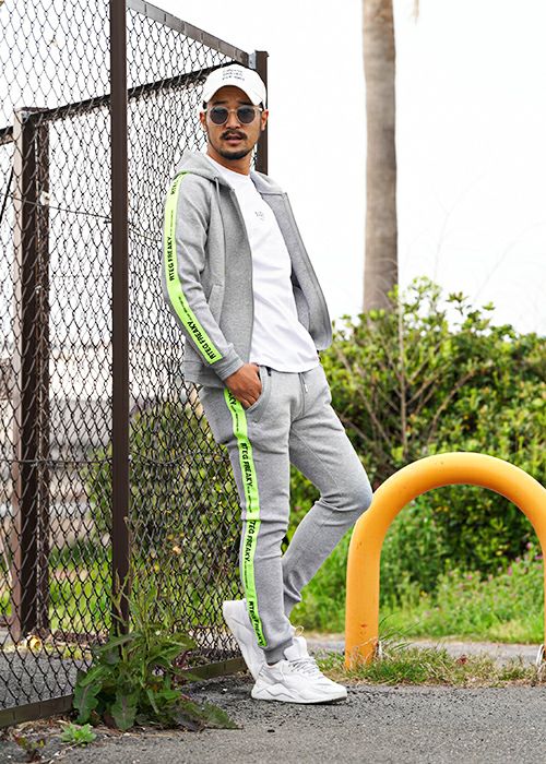 RTEG/ネオンテープジップフーディー | adamsJUGGLER（アダムス