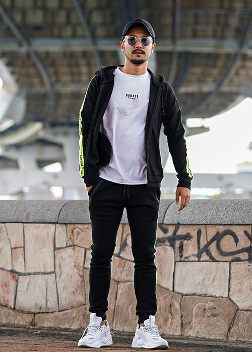 RTEG/ネオンテープジップフーディー | adamsJUGGLER（アダムス