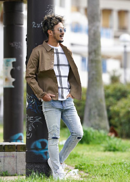 プレーン/Cロングシャツ | adamsJUGGLER（アダムスジャグラー）公式