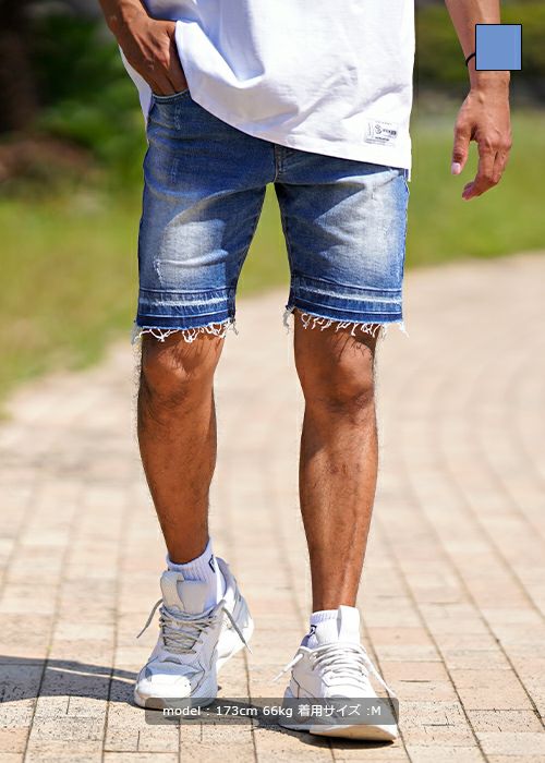 カットオフデニムショートパンツ | adamsJUGGLER（アダムスジャグラー