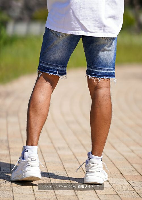 カットオフデニムショートパンツ | adamsJUGGLER（アダムスジャグラー