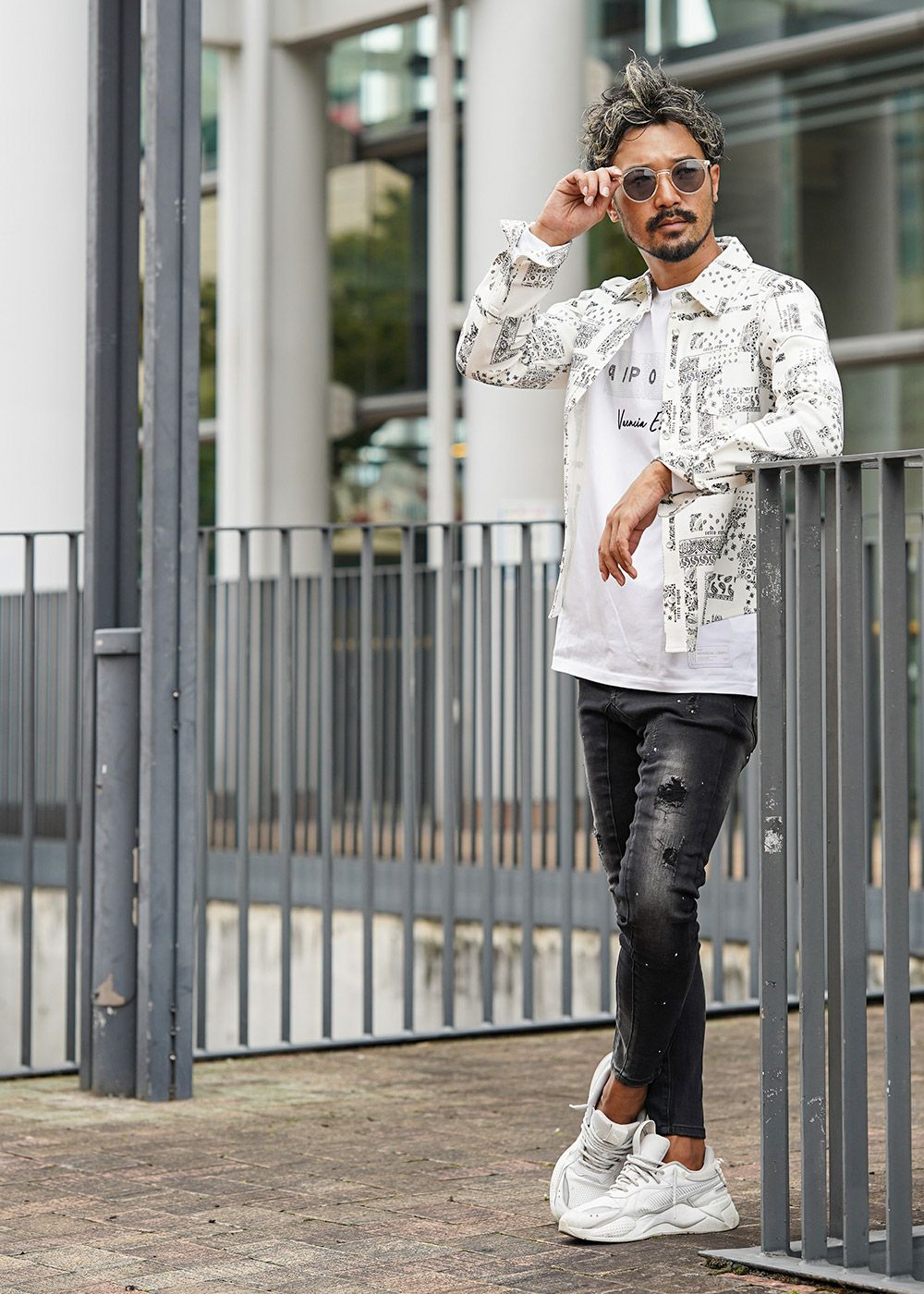 RTEG/ペイズリーロングシャツ | adamsJUGGLER（アダムスジャグラー