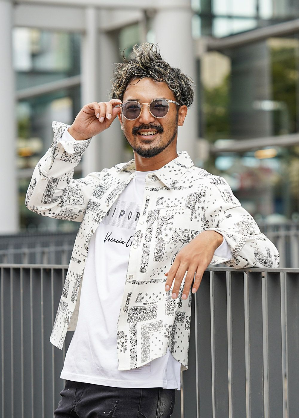 RTEG/ペイズリーロングシャツ | adamsJUGGLER（アダムスジャグラー