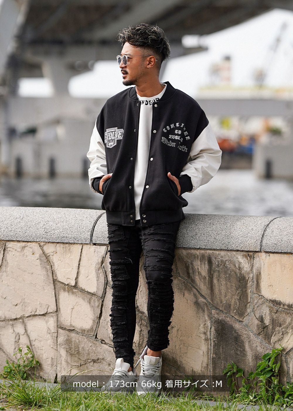 24/フリンジデニムロングパンツ | adamsJUGGLER（アダムスジャグラー