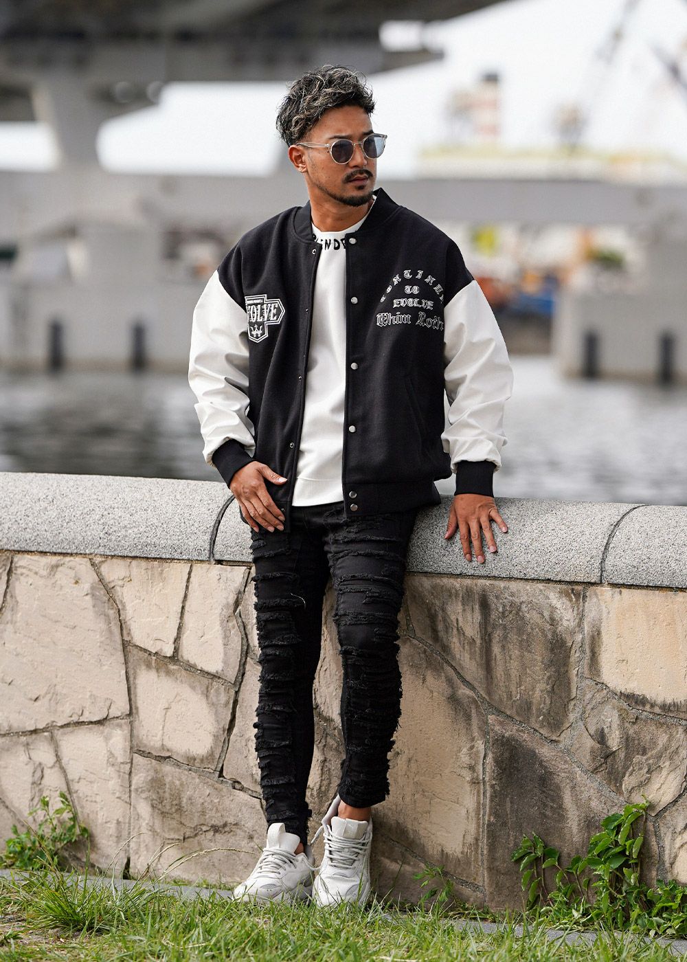 24/フリンジデニムロングパンツ | adamsJUGGLER（アダムスジャグラー