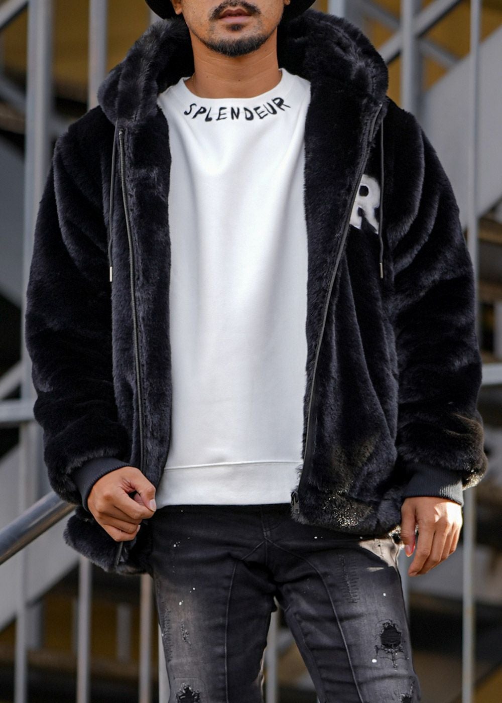 W/R EMファーフーディー | adamsJUGGLER（アダムスジャグラー）公式