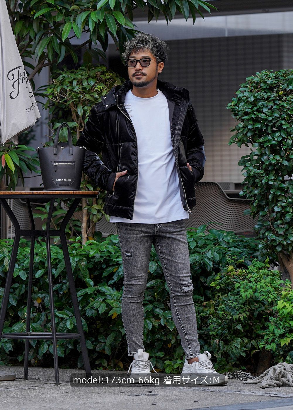 ブラックS.Dデニムロングパンツ | adamsJUGGLER（アダムスジャグラー