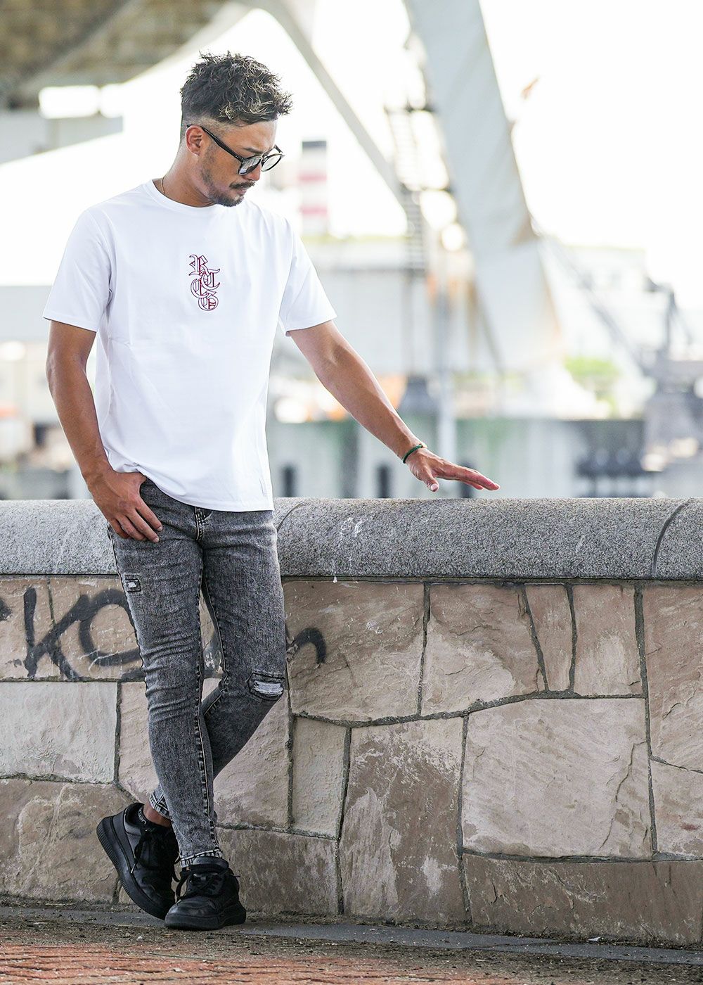 ブラックS.Dデニムロングパンツ | adamsJUGGLER（アダムスジャグラー