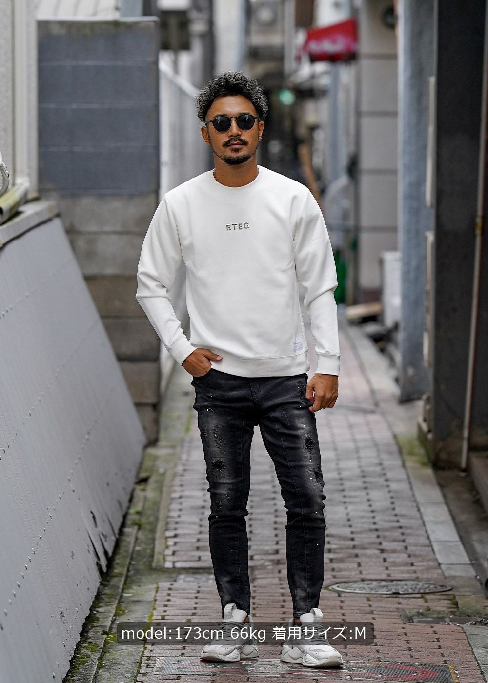 RTEGプレートスウェットプル | adamsJUGGLER（アダムスジャグラー