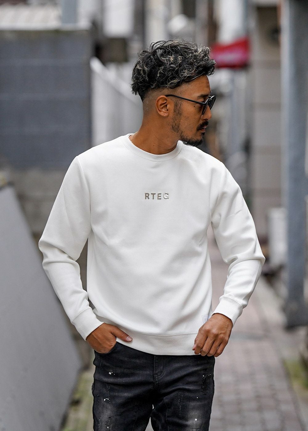 RTEGプレートスウェットプル | adamsJUGGLER（アダムスジャグラー