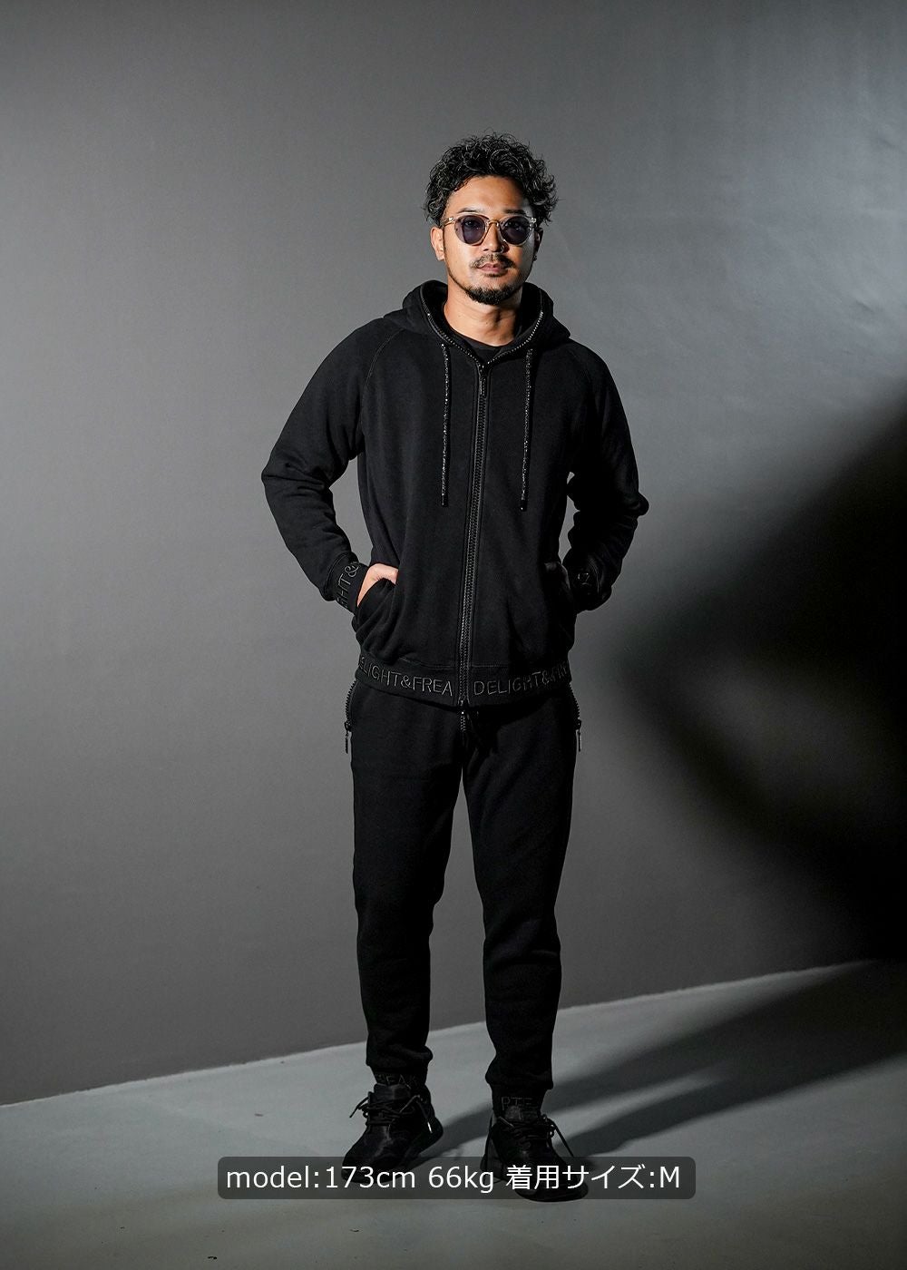 RTEG/ラインストーンジップフーディー | adamsJUGGLER（アダムス