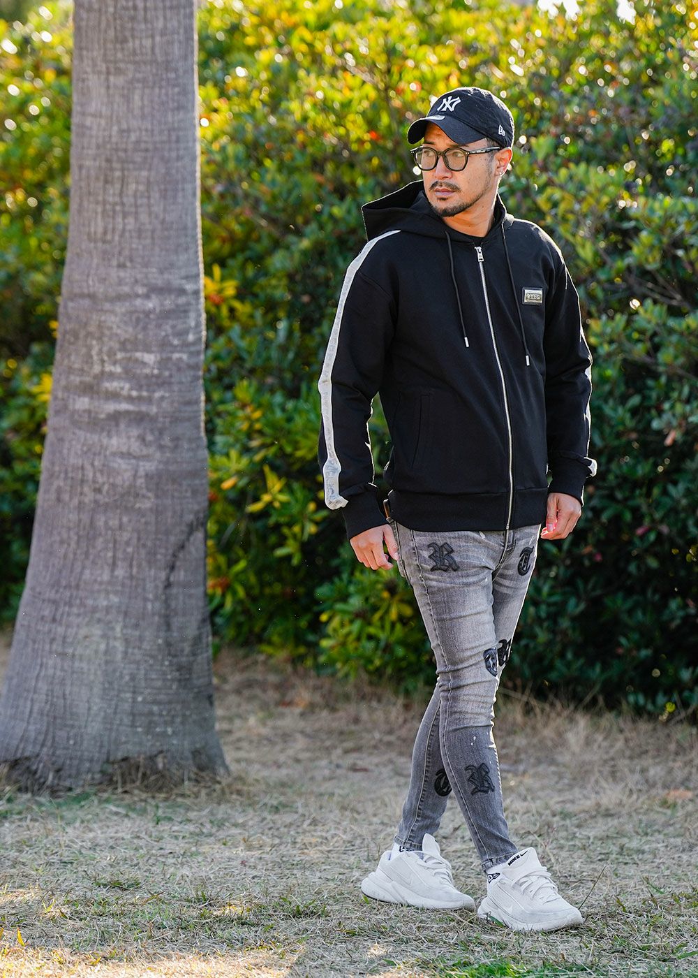 O.Eパッチデニムロングパンツ | adamsJUGGLER（アダムスジャグラー