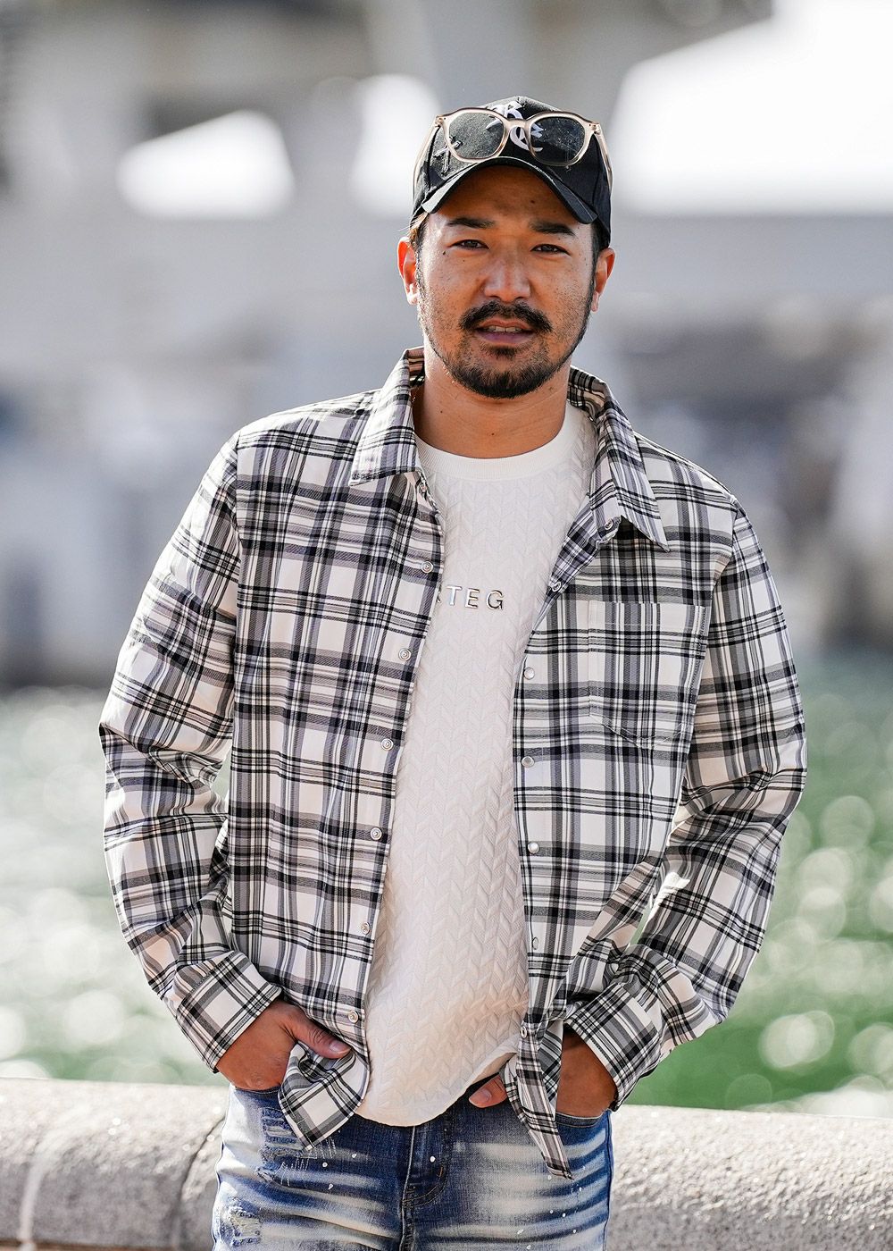 RTEGシックチェックロングシャツ | adamsJUGGLER（アダムスジャグラー