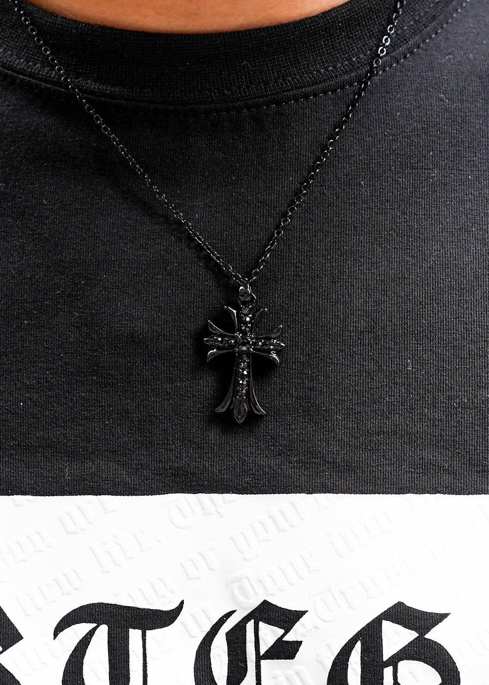 Lクロスミニネックレス スモールクロスネックレス／クロスネックレス