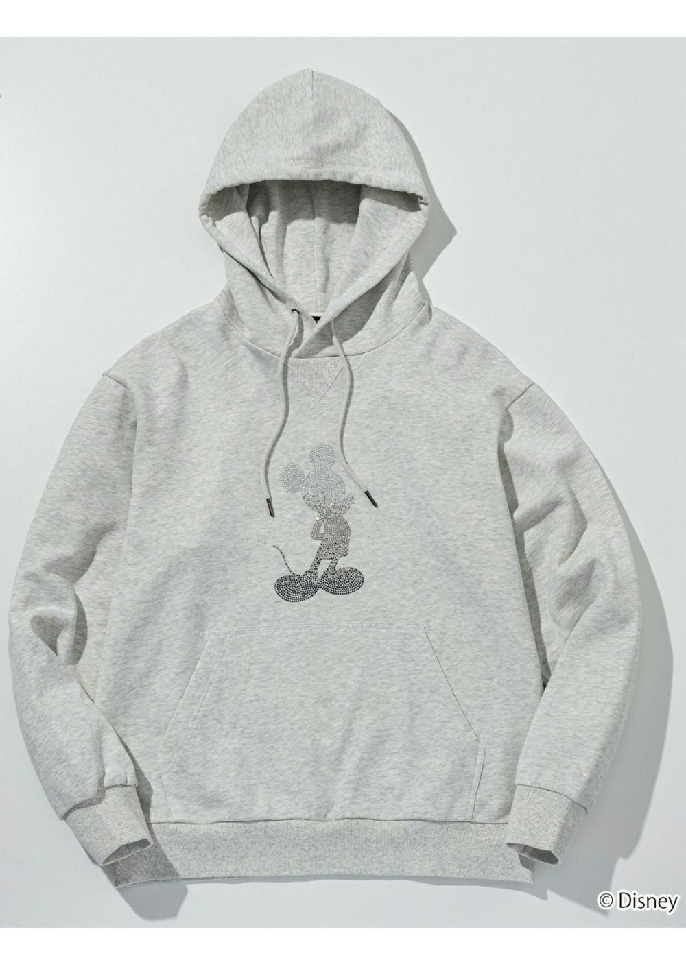 Disney(ディズニー）】 MICKEY GRADIENT RHINESTONE HOODIE