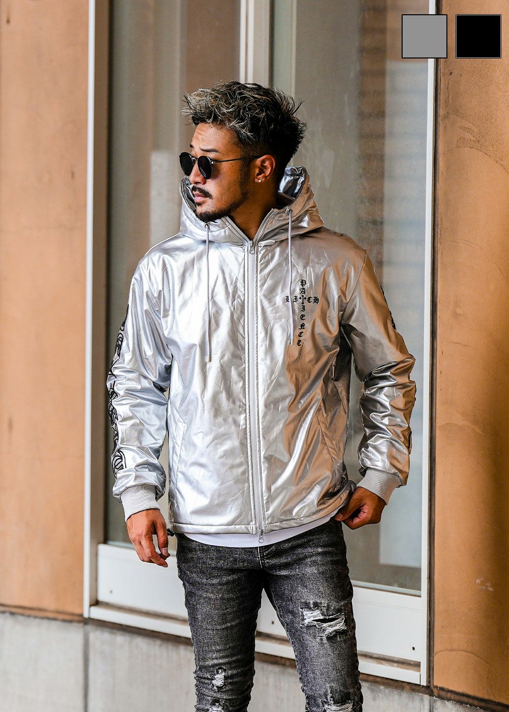 RTEG Z.TレザーO.Eロングジップパーカー | adamsJUGGLER（アダムス