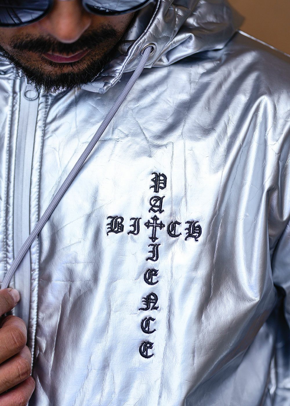 RTEG Z.TレザーO.Eロングジップパーカー adamsJUGGLER（アダムスジャグラー） パーカー RTEG Z.TレザーO.E