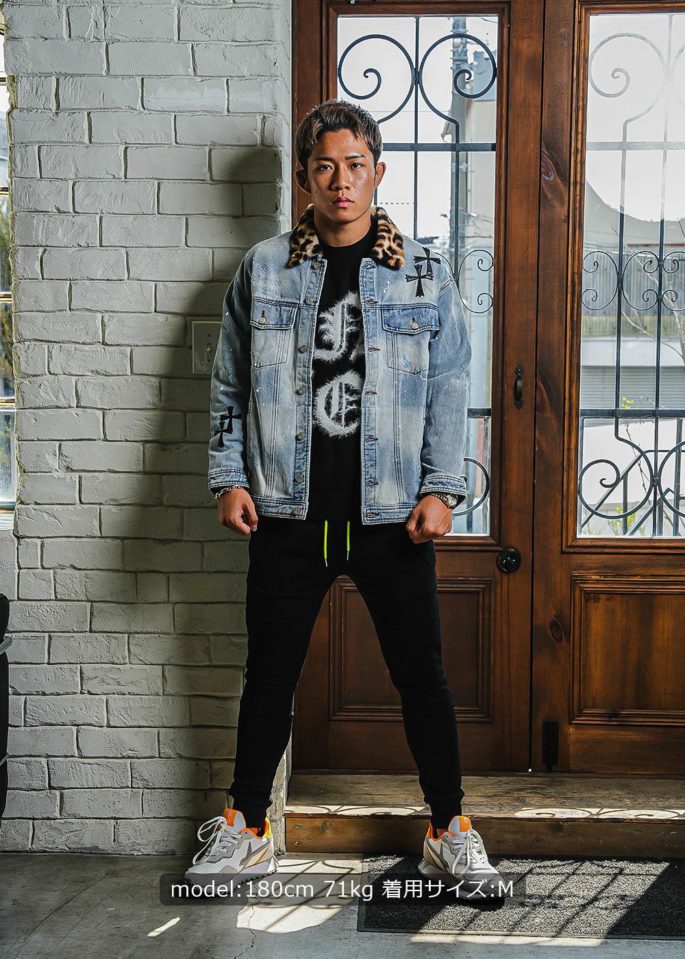 W/Rレオパードデニムジャケット | adamsJUGGLER（アダムスジャグラー